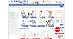 Desktop Screenshot of ladders4sale.co.uk